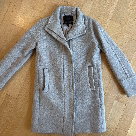 J.Crew Cocoon Coat Italian Stadium Wool Size 2 - Picture 1 of 3